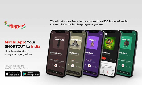 എ​ല്ലാ ഇ​ന്ത്യ​ൻ ഭാ​ഷ​ക​ളി​ലും സേ​വ​ന​വു​മാ​യി റേ​ഡി​യോ മി​ർ​ച്ചി