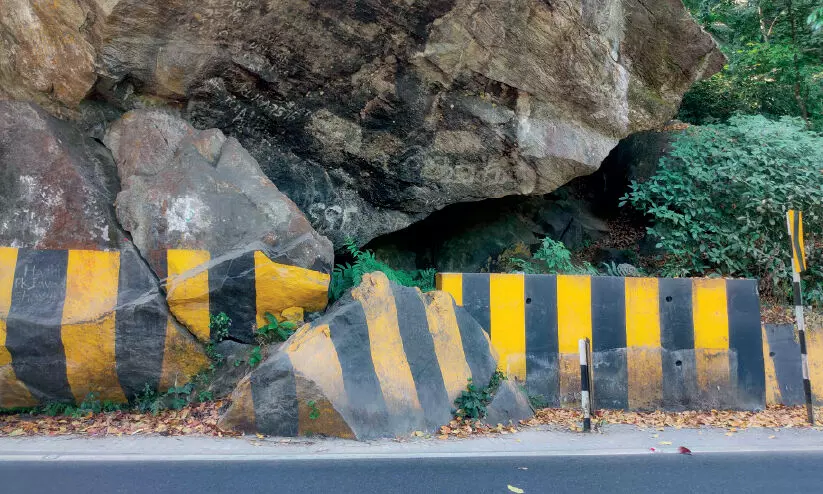 നാ​ടു​കാ​ണി ചു​ര​ത്തി​ൽ കാ​ണാ​താ​യ യു​വാ​വി​നെ പാ​റ​യി​ടു​ക്കി​ൽ ക​ണ്ടെ​ത്തി