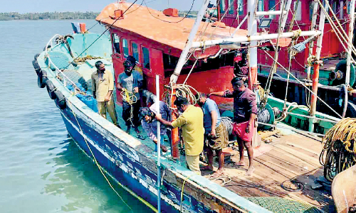 പൊന്നാനിയിൽനിന്ന്​ ലക്ഷദ്വീപിലേക്ക് കപ്പൽ സർവിസ്; ഹൈഡ്രോ ഗ്രാഫിക് സർവേ തുടങ്ങി