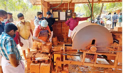 ത​റ​ മുതൽ സീ​ലി​ങ് വ​രെ; പണംവാരാൻ ചെങ്കല്ല്