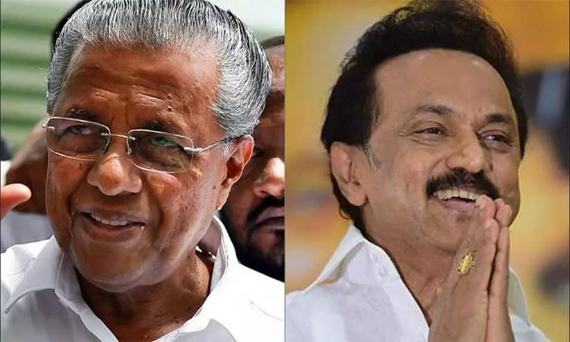 Pinarayi Vijayan, MK Stalin Pinarayi Vijayan, MK Stalin