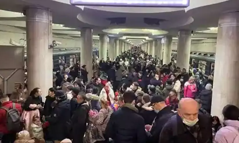 ഖാർക്കിവിൽ കുടുങ്ങിയവരെ രക്ഷിക്കാൻ നിവേദനം നൽകി ഖാർക്കിവിൽ കുടുങ്ങിയവരെ രക്ഷിക്കാൻ നിവേദനം നൽകി