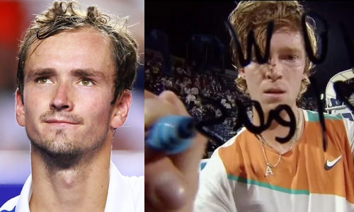 Daniil Medvedev and Andrey Rublev