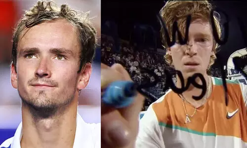 Daniil Medvedev and Andrey Rublev