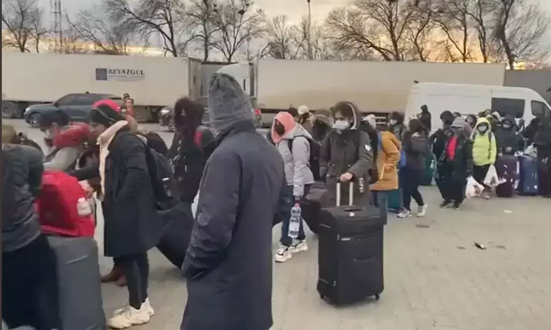 Indian students Ukraine