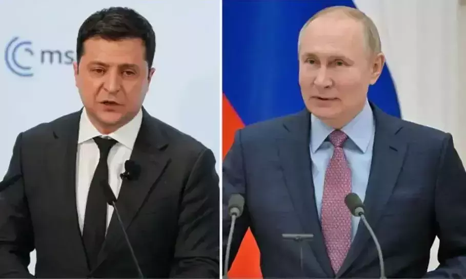 zelenskyy and putin
