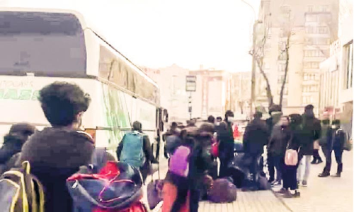 യുക്രെയ്​നിൽ നിന്ന്​ റൊമാനിയൻ അതിർത്തിയിൽ  എത്തിയതായി വണ്ടൂർ സ്വദേശി