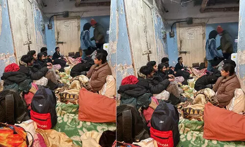 Malayalee students in Ukraine bunkers Malayalee students in Ukraine bunkers