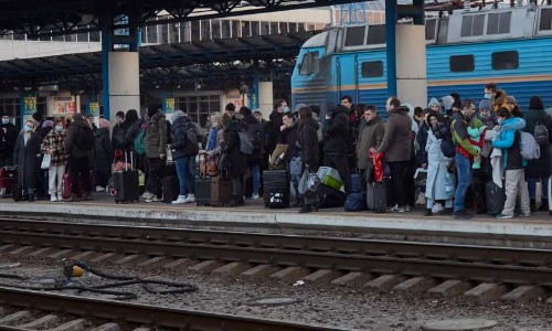 Ukraine special train service