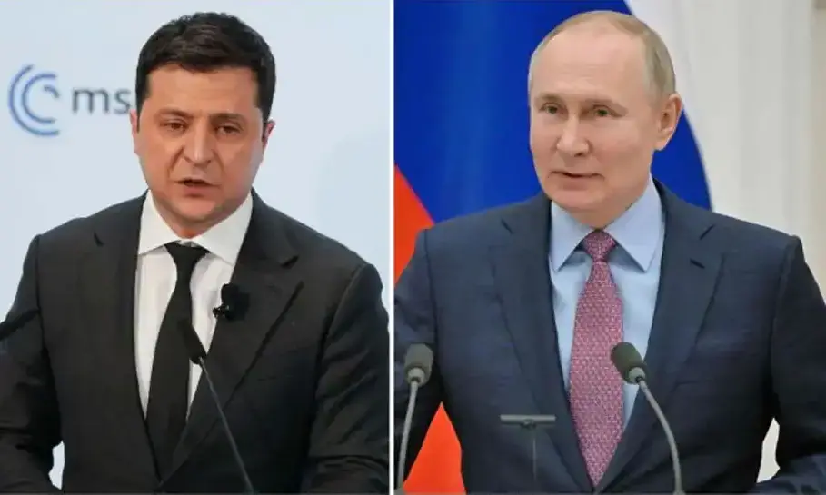 zelenskyy and putin