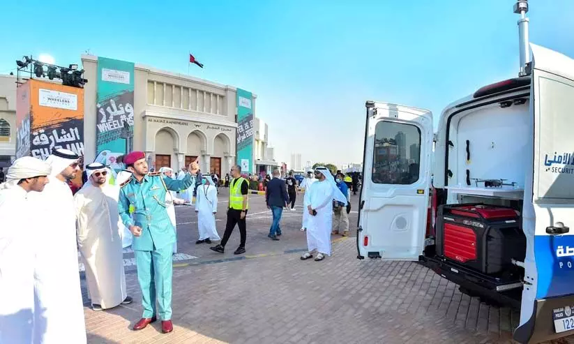 വീലേഴ്‌സ് ഫെസ്റ്റിവലിൽ ഷാർജ പൊലീസ് വാഹനങ്ങളും