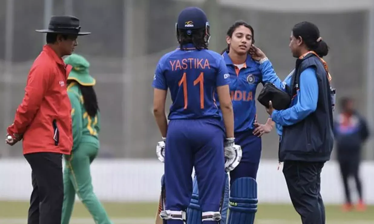 Smriti Mandhana injury