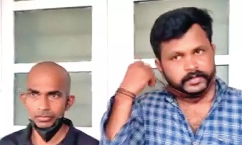 വെള്ളർവള്ളി ക്ഷേത്രത്തിൽ മോഷണം: രണ്ടുപേർ അറസ്റ്റിൽ