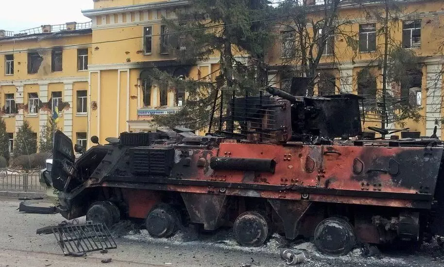 റഷ്യൻ പീരങ്കി ആക്രമണത്തിൽ 70 യുക്രെയ്ൻ സൈനികർ കൊല്ലപ്പെട്ടു റഷ്യൻ പീരങ്കി ആക്രമണത്തിൽ 70 യുക്രെയ്ൻ സൈനികർ കൊല്ലപ്പെട്ടു