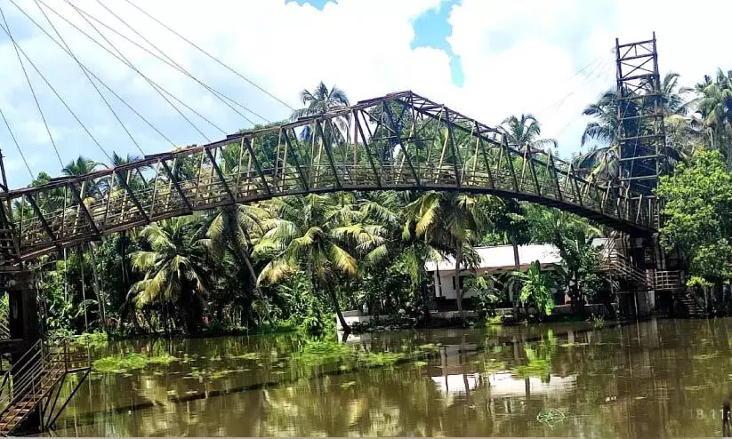 edathwa chankary suspension bridge
