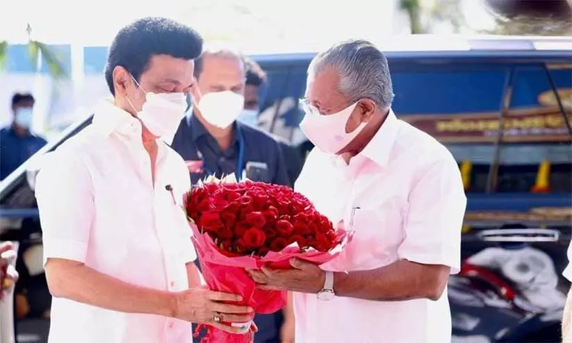 Pinarayi Vijayan, MK Stalin Pinarayi Vijayan, MK Stalin
