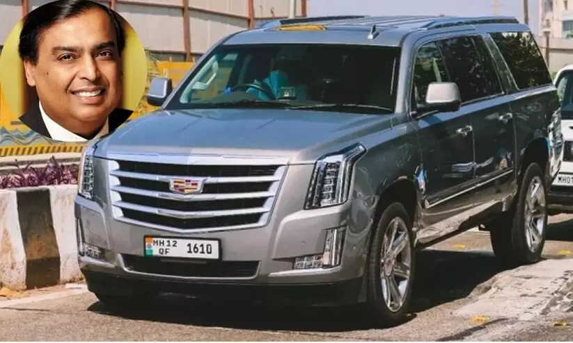 Mukesh Ambani buys Cadillac Escalade: MASSIVE SUV spotted for the first time Mukesh Ambani buys Cadillac Escalade: MASSIVE SUV spotted for the first time