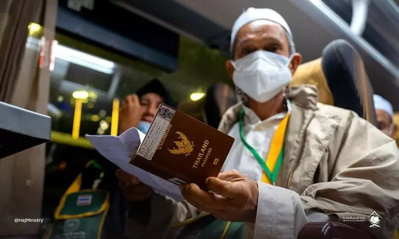 നയതന്ത്രബന്ധം പുനഃസ്ഥാപിച്ച ശേഷം തായ്​ലൻഡിൽനിന്നുള്ള​ ആദ്യ ഉംറ സംഘമെത്തി