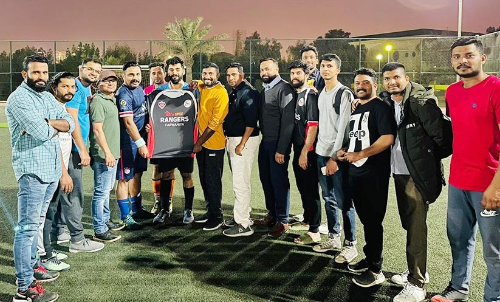 ബിനു തോമസിന് റൈഞ്ചേഴ്‌സ് ഫുട്ബാൾ ക്ലബ് യാത്രയയപ്പ്