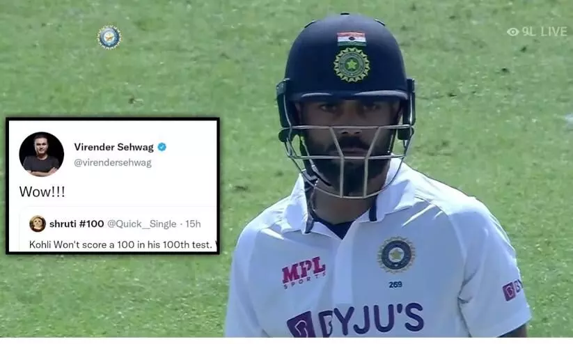 Time Travel? Twitter Users Spooky Prediction of Virat Kohlis Dismissal Time Travel? Twitter Users Spooky Prediction of Virat Kohlis Dismissal