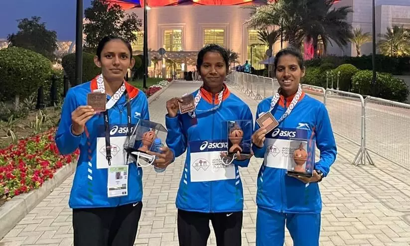 വെങ്കല മെഡൽ നേടിയ ഇന്ത്യൻ ടീം വെങ്കല മെഡൽ നേടിയ ഇന്ത്യൻ ടീം