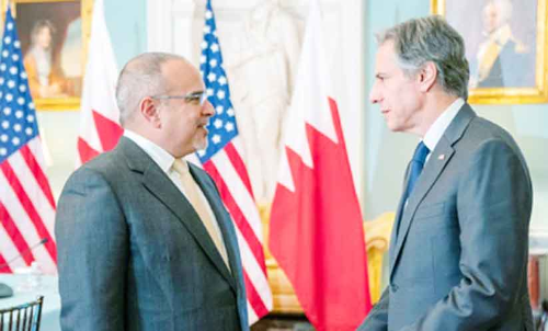 ​യു.എസ്​ വിദേശകാര്യ സെക്രട്ടറിയുമായി കിരീടാവകാശി കൂടിക്കാഴ്​ച നടത്തി