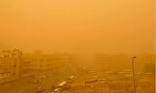 സൗദി കാലാവസ്ഥയിൽ മാറ്റം; വ്യാപക പൊടിക്കാറ്റ് സൗദി കാലാവസ്ഥയിൽ മാറ്റം; വ്യാപക പൊടിക്കാറ്റ്