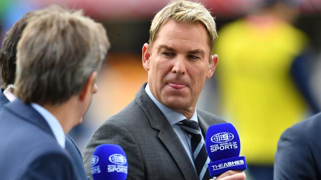 കമന്ററി ബോക്സിലെ ഷെയ്ൻ വോൺ കമന്ററി ബോക്സിലെ ഷെയ്ൻ വോൺ