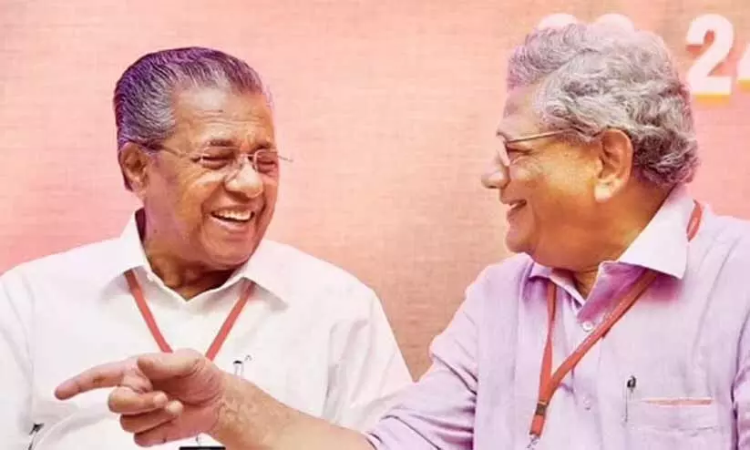 Pinarayi Vijayan, Sitaram Yechury Pinarayi Vijayan, Sitaram Yechury