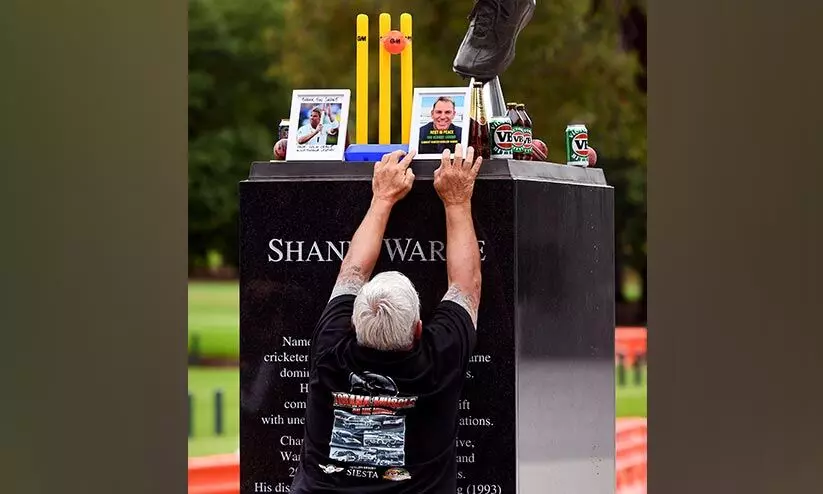 വിട, വോൺ; മെൽബണിലെ സതേൺ സ്റ്റാൻഡ് ഇനി ഷെയ്ൻ വോൺ സ്റ്റാൻഡ് വിട, വോൺ; മെൽബണിലെ സതേൺ സ്റ്റാൻഡ് ഇനി ഷെയ്ൻ വോൺ സ്റ്റാൻഡ്