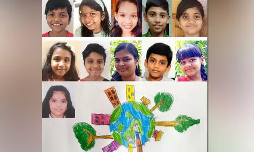 യുദ്ധത്തിനെതിരെ സ്നേഹം ചാലിച്ച് ഒരു കൂട്ടം കുരുന്നുകൾ