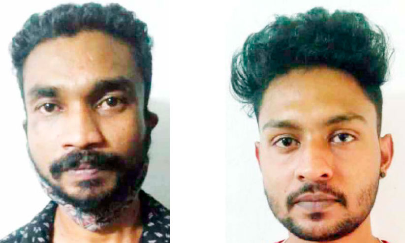 ജ്വല്ലറിയിൽനിന്ന് മാല മോഷ്ടിച്ച രണ്ടുപേർ അറസ്റ്റിൽ ജ്വല്ലറിയിൽനിന്ന് മാല മോഷ്ടിച്ച രണ്ടുപേർ അറസ്റ്റിൽ