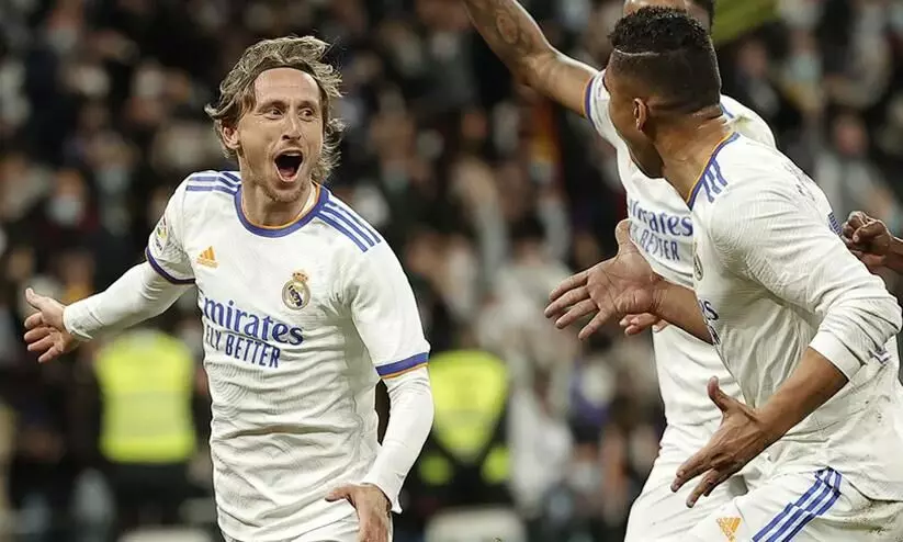 Real Madrid 4 - 1 Real Sociedad; 2022 La Liga