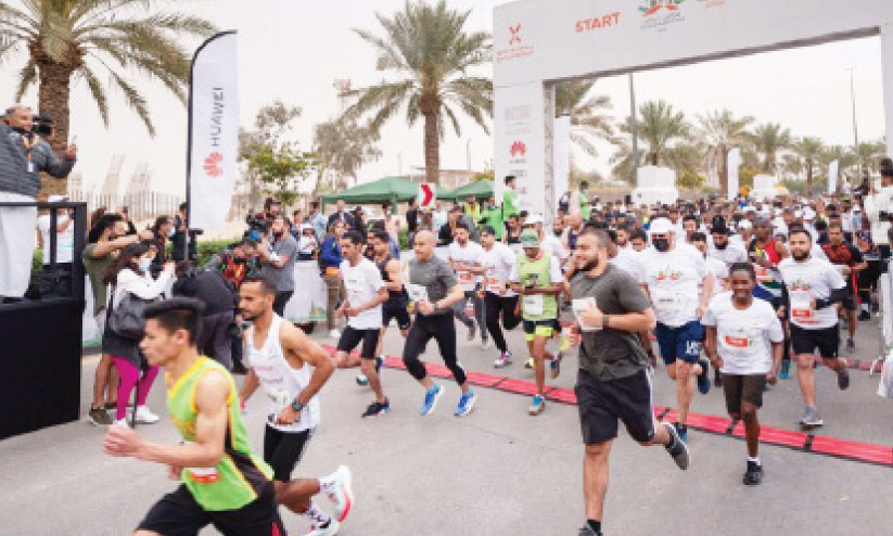 റിയാദ് മാരത്തൺ; ദേശഭേദമില്ലാതെ അവരൊരുമിച്ചോടി റിയാദ് മാരത്തൺ; ദേശഭേദമില്ലാതെ അവരൊരുമിച്ചോടി