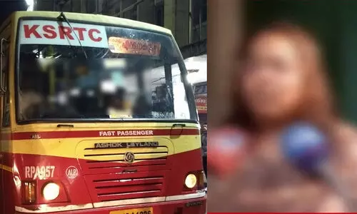 കെ.എസ്.ആർ.ടി.സി ബസില്‍ യുവതിയോട് സഹയാത്രികന്‍ മോശമായി പെരുമാറി; പരാതിപ്പെട്ടിട്ടും കണ്ടക്ടറും യാത്രക്കാരും ഇടപെട്ടില്ലെന്ന് -VIDEO