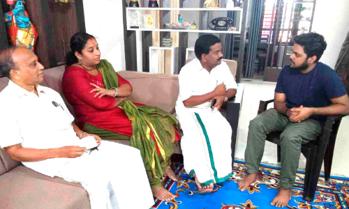 ആശ്വാസതീരത്ത് വൈഷ്ണവ്; എം.എൽ.എ സന്ദർശിച്ചു