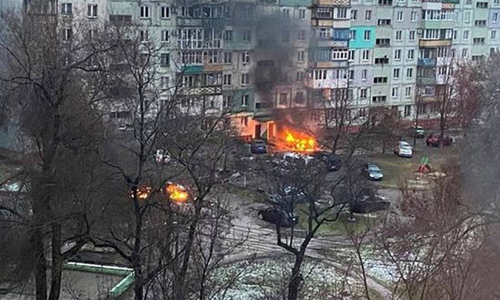 എ​ങ്ങു​മെ​ത്താ​തെ വെ​ടി​നി​ർ​ത്ത​ൽ; മ​രി​യു​പോ​ളി​ൽ ഒ​ഴി​പ്പി​ച്ച​ത് 300 പേ​രെ മാ​ത്രം