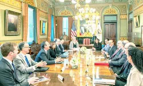 bahrain king and kamala haris