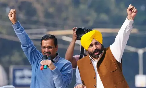 Arvind Kejriwal - Bhagwant Mann