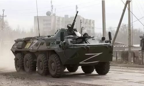 The letter ‘Z’ has become a symbol for Russians who support the invasion of Ukraine.