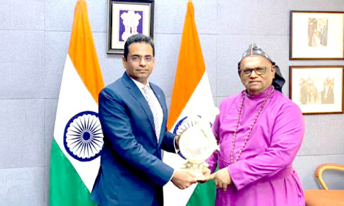 മാ​ര്‍ത്തോ​മ മെ​ത്രാ​പ്പൊ​ലീ​ത്ത ഇ​ന്ത്യ​ന്‍ സ്ഥാ​ന​പ​തി​യെ സ​ന്ദ​ര്‍ശി​ച്ചു