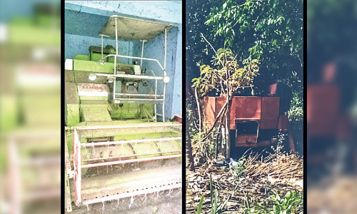 കൊയ്ത്ത് യന്ത്രങ്ങൾ കട്ടപ്പുറത്ത്; ആശ്രയം തമിഴ്നാട് യന്ത്രങ്ങൾ