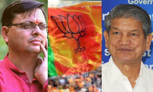 ചരിത്രം കുറിച്ച് ഉത്തരാഖണ്ഡിൽ ബി.ജെ.പി തുടർഭരണം; മുഖ്യമന്ത്രി പിന്നിൽ, മുൻ മുഖ്യമന്ത്രിക്ക് കനത്ത തോൽവി