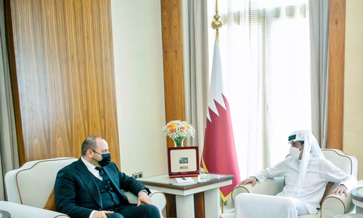 അമീറിനെ കണ്ട് യുക്രെയ്ൻ പ്രസിഡന്‍റിന്‍റെ പ്രതിനിധി