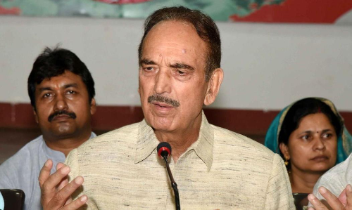 കോൺഗ്രസിന്റെ തോൽവിയിൽ ഹൃദയം നുറുങ്ങുന്നുവെന്ന് ഗുലാം നബി ആസാദ്