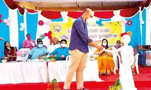 At Agali Government School Robot