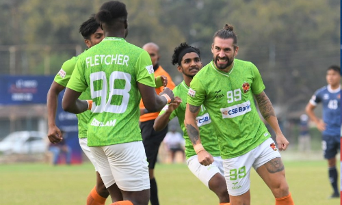 ഗോകുലത്തിന് ഉജ്ജ്വല ജയം; കെ​ൻ​ക്രെ എ​ഫ്.​സി​യെ 6-2ന് ത​ക​ർ​ത്തു