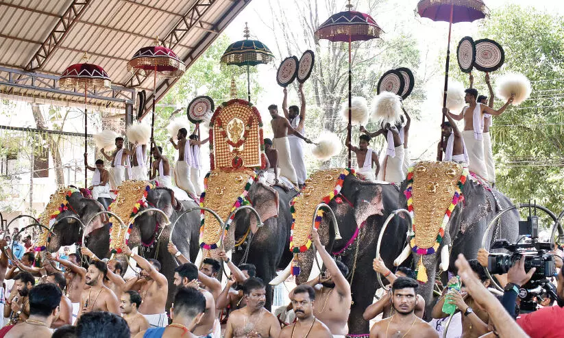 പെ​രു​വ​നം പൂ​രം ഇ​ന്ന്