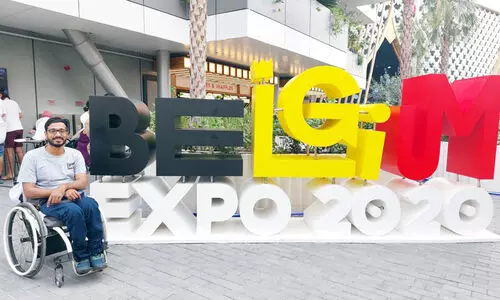 മഹാനഗരി കീഴടക്കി ഇസ്മയിലി‍െൻറ വീൽചെയർ