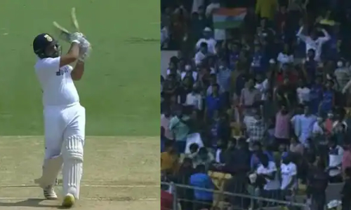 rohit sharma six-nose broken